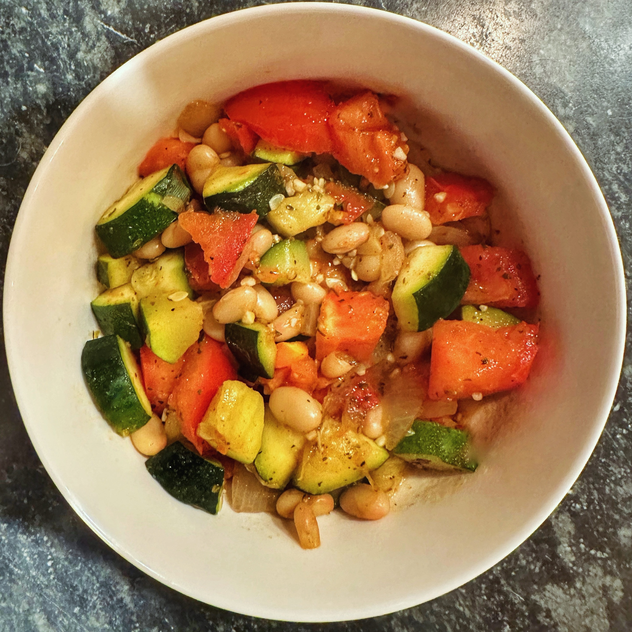 Beany, Tomatoesque, Zuke Stew